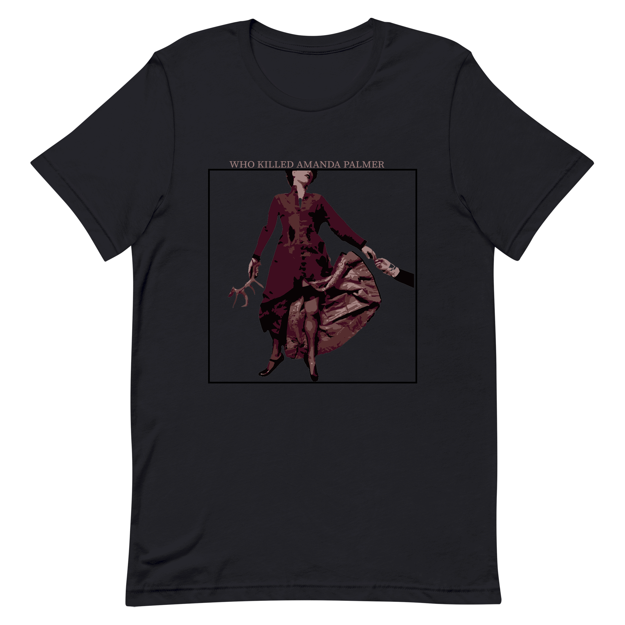 Who Killed Amanda Palmer: Cover Art T-Shirt (Straight Cut)