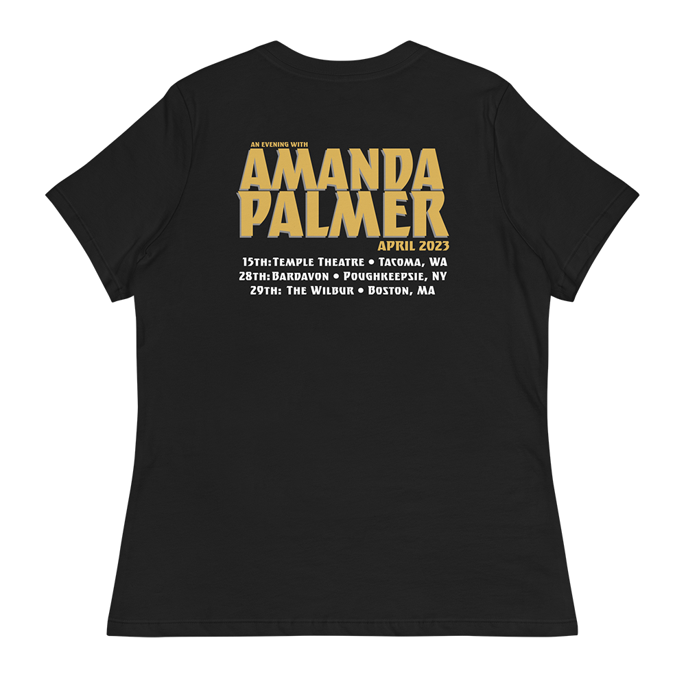 An Evening with Amanda Palmer 2023 Tour Tee (Fitted Cut)