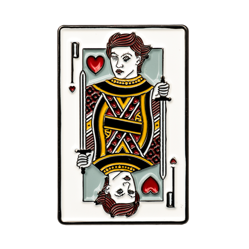 Queen of Hearts Enamel Pin (Patron-Only)