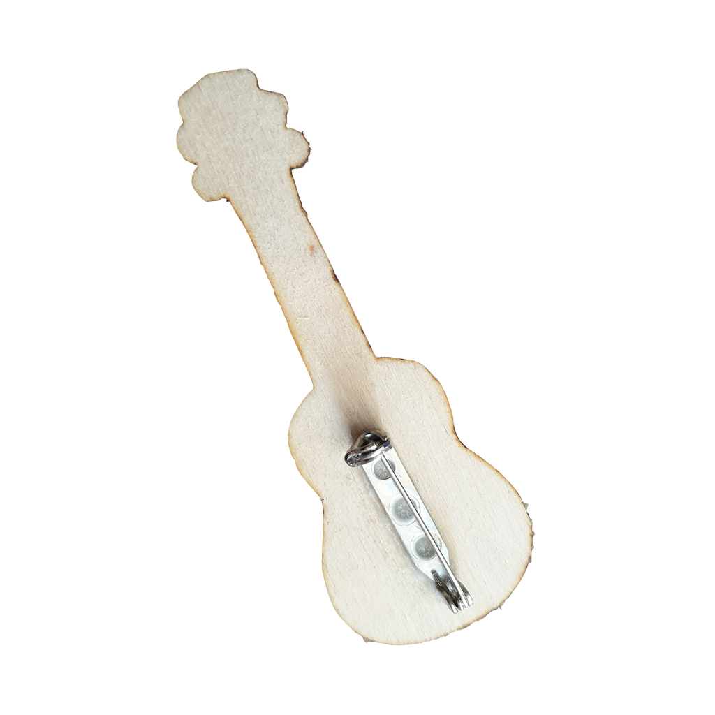 "Wand of Thunder" Ukulele Pin Badge